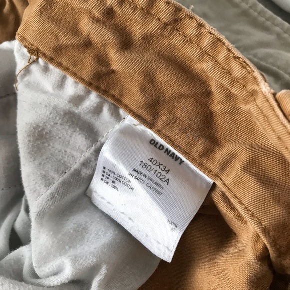 TWO pairs of Old Navy Khakis. Broken-in, slim fit. - Picture 12 of 12